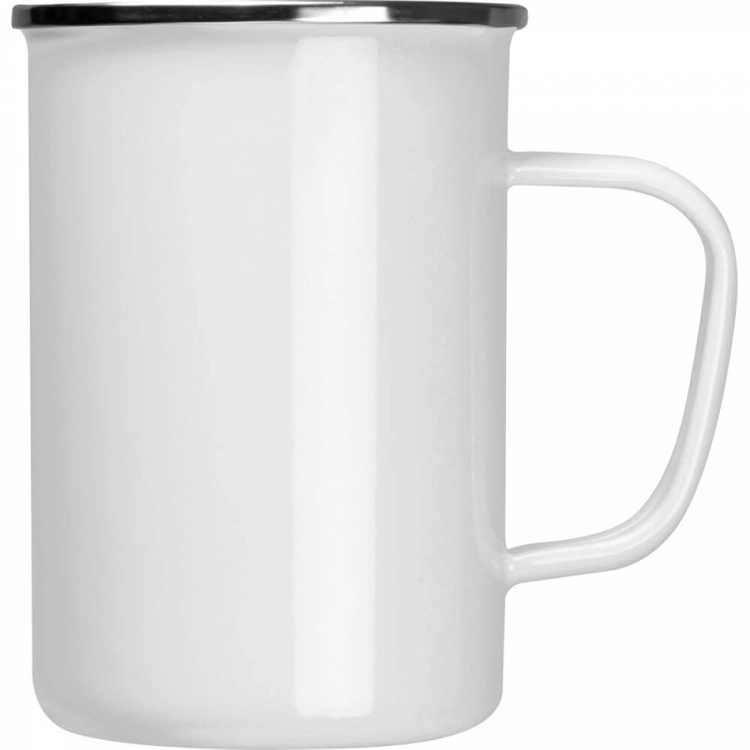 Kubek metalowy emaliowany 550 ml GENE