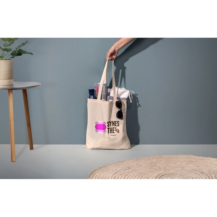 GIZA. Torba z bawełny pochodzącej w 100% z recyklingu (140 g/m²)