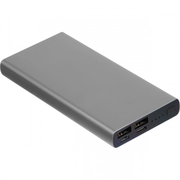Power bank 10000 mAh z aluminium z recyklingu GIORGIA