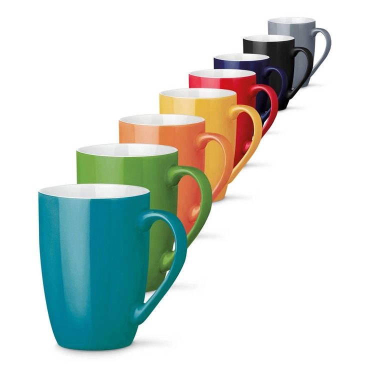 CINANDER. Ceramiczny kubek z błyszczącym wykończeniem, pojemność 370 ml
