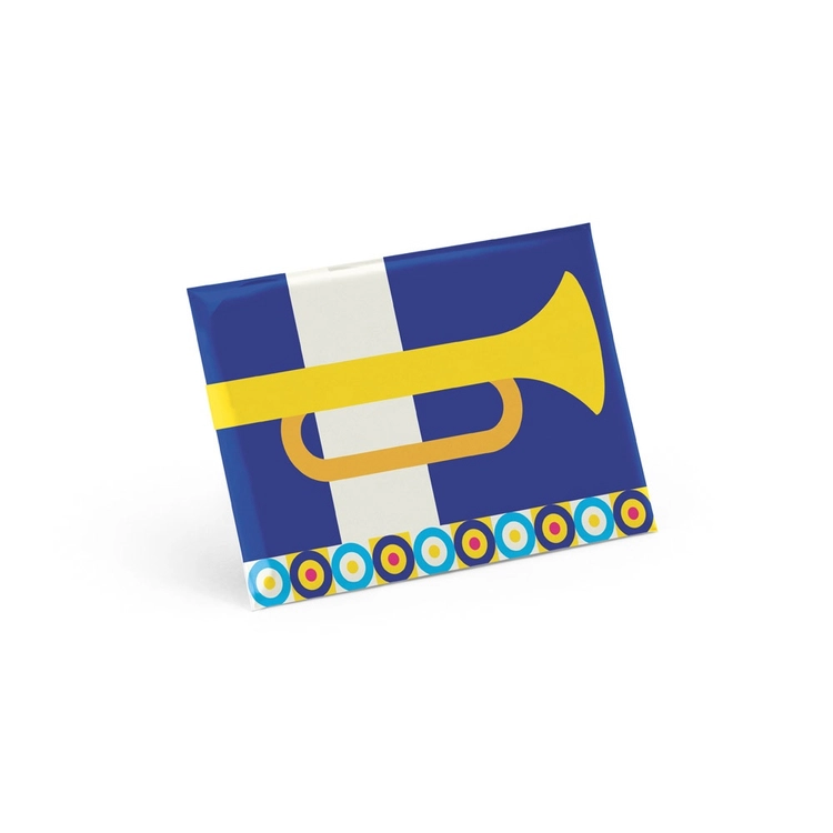 Button P'IN 14. Button P'IN 14. Pozioma prostokątna przypinka