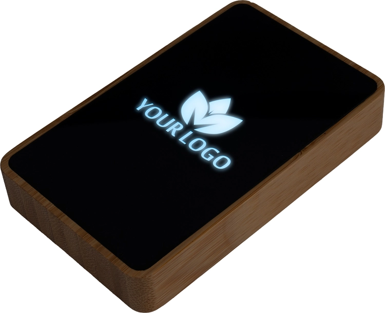 Power bank z podświetlanym logo 5000 mAh