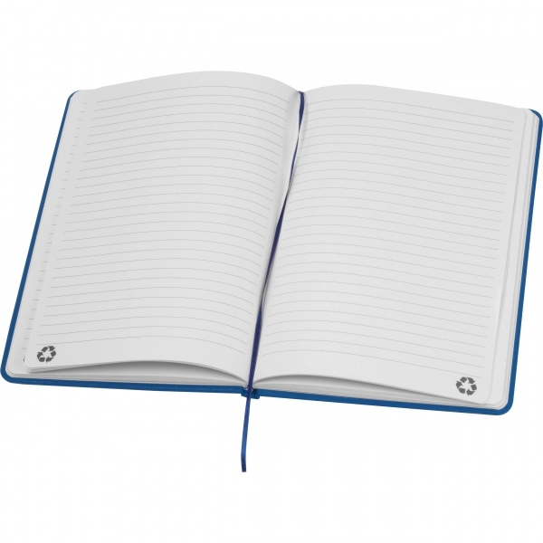 Notatnik A5 w linie z materiałów z recyklingu DOMINIK