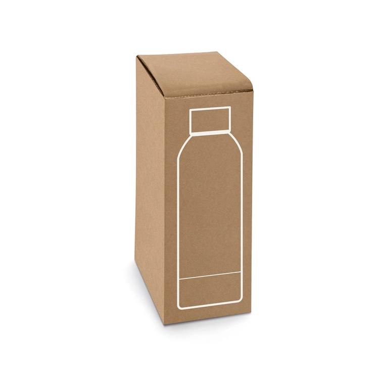 ODIN METTALIC. Butelka z 90% stali nierdzewnej pochodzącej z recyklingu 550 mL