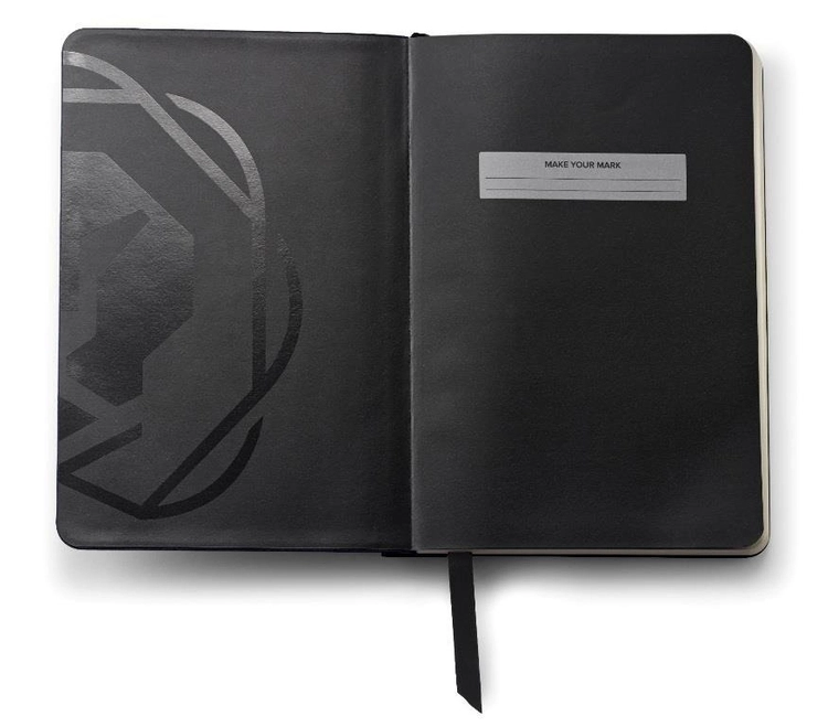 Notes Cross Journals czarny mały, A6, blok w linie