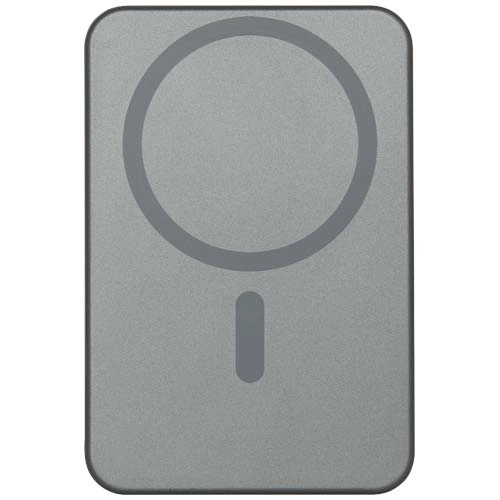 Powerbank Avis 10 000 mAh z recyklingowanego aluminium, z wbudowanym magnesem 