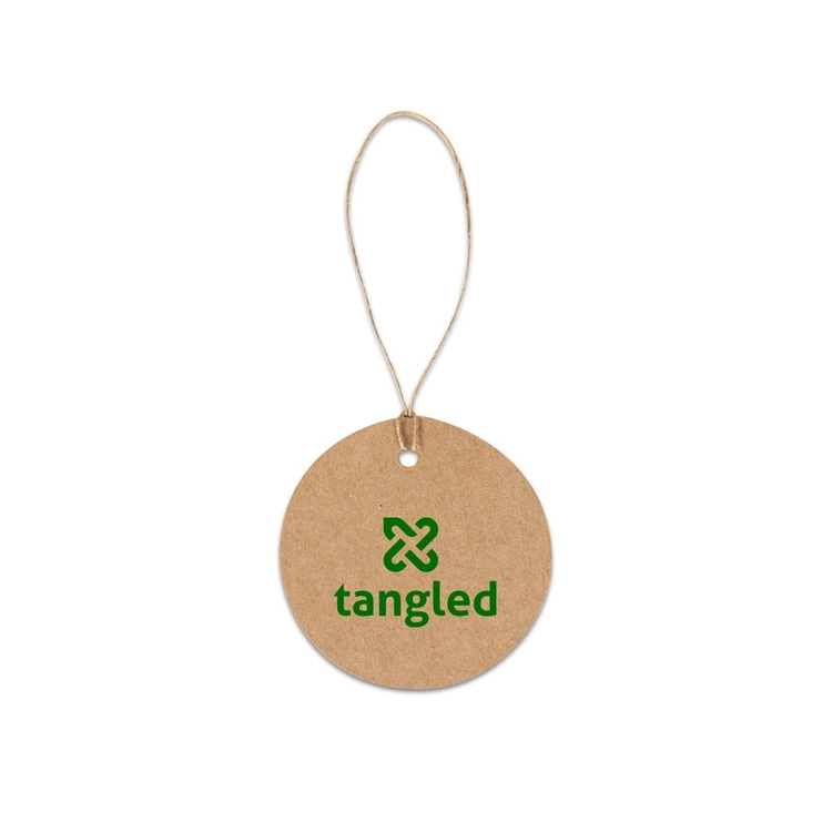 LABEL ROUND. Okrągła etykieta wykonana w 100% z papieru pochodzącego z recyklingu (700 g/m²)