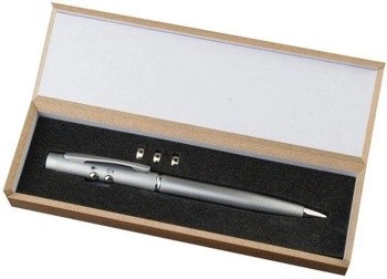 Długopis metalowy ze wskaźnikiem laserowym ELSIE, 1531807