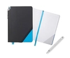 Notes Cross Jotzone czarno-błękitny, A5, długopis Cross, blok w linie