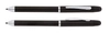 Długopis, ołówek i stylus Cross Tech3+ czarny, elementy chromowany