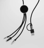 Kabel 4w1 z podświetlanym logo długi 120 cm