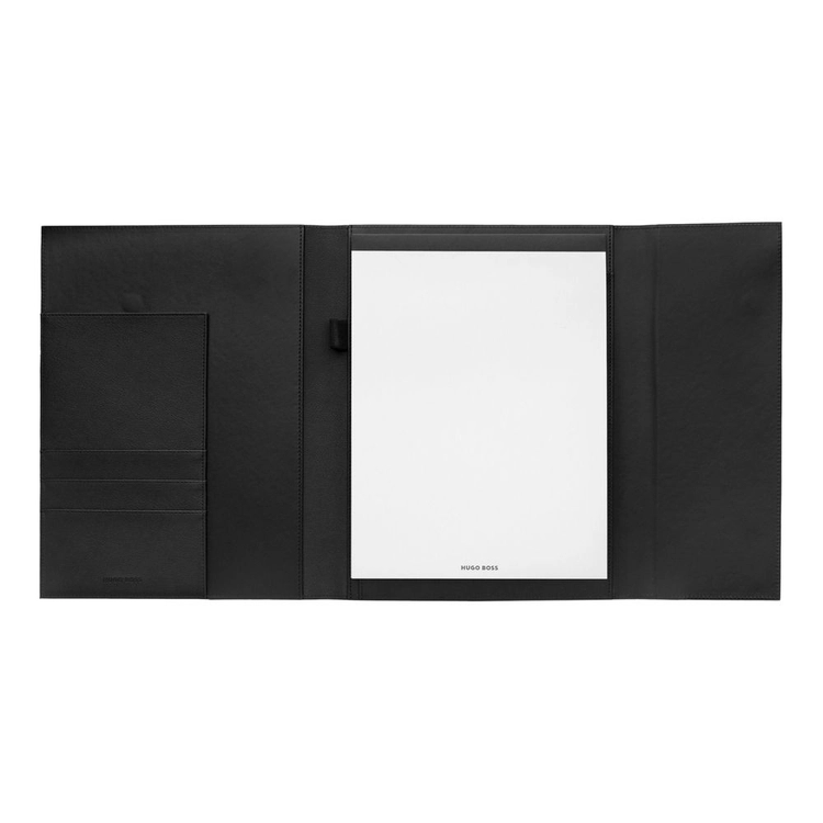 TeczkaA4 Pinstripe Black