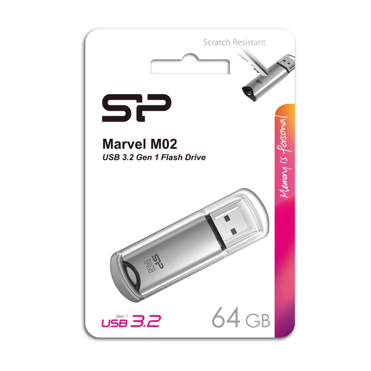 Pendrive Marvel M02, 64GB 3.2 Silicon Power