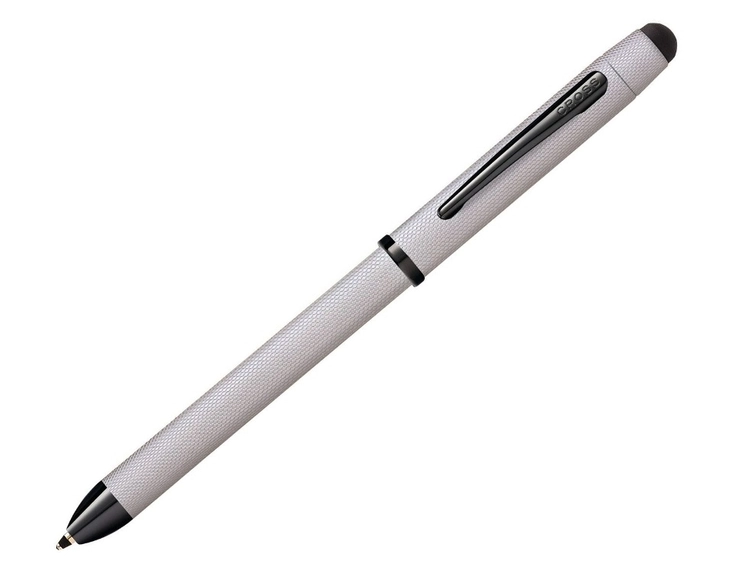 Długopis, ołówek i stylus Cross Tech3+ chrom, elementy czarne