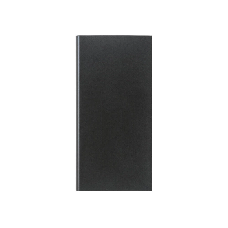 CLERK. Power bank 8 000 mAh z panelem słonecznym z aluminium pochodzącego w 100% z recyklingu
