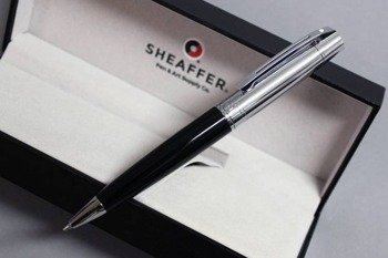 9314 Długopis Sheaffer kolekcja 300, czarny, wykończenia chromowane, czarny sheaffer-9314 BP