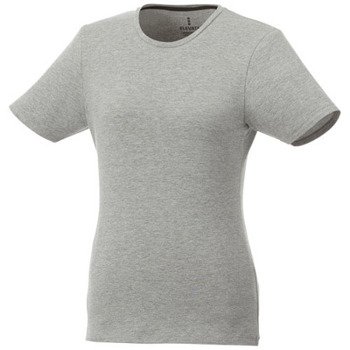 Damski organiczny t-shirt Balfour, szary melanż 38025960