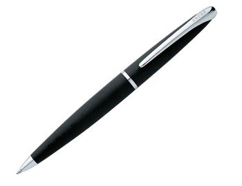 Długopis Cross ATX czarny matowy, elementy chromowane, czarny cross-882-3