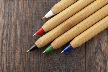 Długopis bambusowy LASS, czarny 19660-02