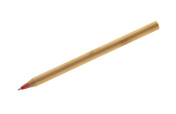 Długopis bambusowy LASS, czerwony 19660-04