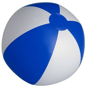 Dmuchana piłka plażowa, biało-niebieski V7833-42