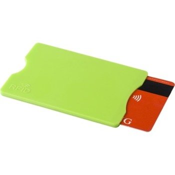 Etui na kartę kredytową, ochrona RFID, jasnozielony V9878-10