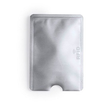 Etui na kartę kredytową, ochrona RFID, srebrny V0486-32