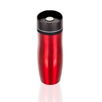 Kubek termiczny 400 ml Air Gifts | Jackson, czerwony V4988-05