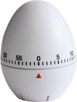 Minutnik kuchenny "jajko", biały V5234-02