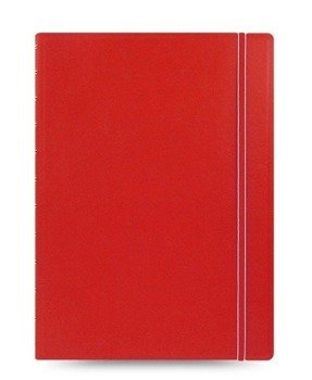 Notebook fILOFAX CLASSIC A4 blok w linie, czerwony, czerwony filofax-115023