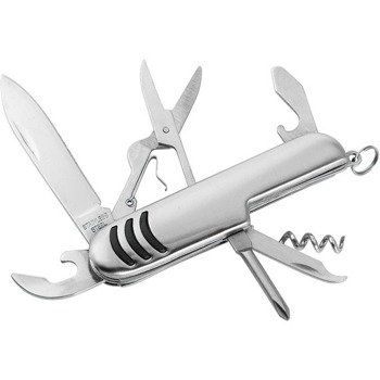 Nóż wielofunkcyjny, scyzoryk, 7 funkcji, srebrny V4601-32