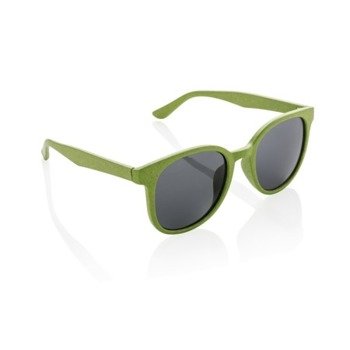 Okulary przeciwsłoneczne ze słomy pszenicznej, zielony P453.917