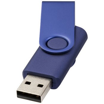 Pamięć USB Rotate-metallic 4GB, granatowy 12350801