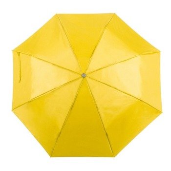 Parasol manualny, składany, żółty V0733-08