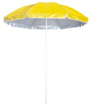 Parasol plażowy, żółty V7675-08