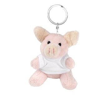 Pluszowa świnka, brelok | Fanny, różowy HE738-21