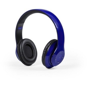Składane bezprzewodowe słuchawki nauszne, radio, niebieski V3802-11