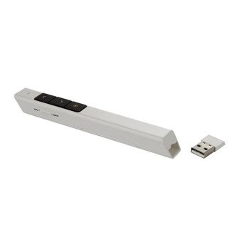 Wskaźnik laserowy USB, biały V3888-02